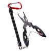 Multifunction Fishing Tools Accessories for Goods Winter Tackle Pliers Vise Knitting Flies Scissors 2021 Braid Set Fish Tongs - red and black