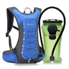 Hiking Cross Country Backpack Running Sports Water Bag Cycling Equipment - Blue