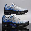 Unisex Outdoor Men Classic Casual Shoes Air Cushion Marathon Running Comfortable Women Sport Lovers Cozy Hiking Multicolor New - Blue - 42