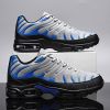 Unisex Outdoor Men Classic Casual Shoes Air Cushion Marathon Running Comfortable Women Sport Lovers Cozy Hiking Multicolor New - Blue - 39