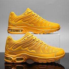 Unisex Outdoor Men Classic Casual Shoes Air Cushion Marathon Running Comfortable Women Sport Lovers Cozy Hiking Multicolor New - Yellow - 45