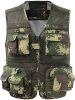 Mens Waistcoat Summer Outdoor Casual Fishing Safari Hiking Vest with Multi-Pocket - XL - Camouflage