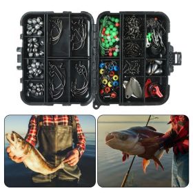 Outdoor Portable Fishing Accessories Kit - As pic show - 188pcs