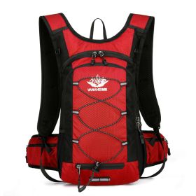 Hydration Pack Backpack For Running Hiking Cycling Climbing Camping Biking Cycling Bag Separate 2L Water Bladder - Red