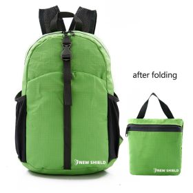 Folding Ultralight Portable Backpack as Outdoor Cycling Mountaineering Travel Backpack - Green1