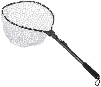 Kylebooker Fold Rubber Fly Fishing Net FN004 - Black