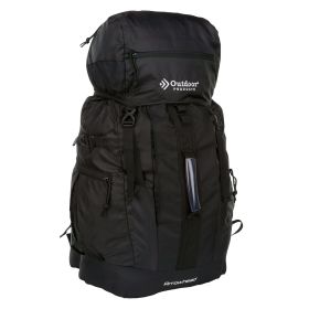 Outdoor Products Arrowhead 47 Ltr Hiking Backpack, Rucksack, Unisex, Black, Adult, Teen - Outdoor Products