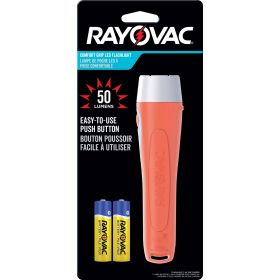 Rayovac LED Flashlight, 50 Lumen, Comfort Grip LED Light - Rayovac