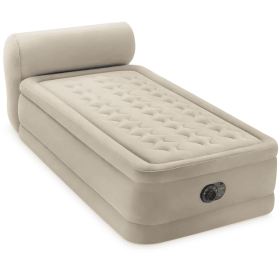 Durabeam Headboard 18" Twin Air Mattress with Built-in Pump - Twin