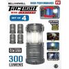 Bell + Howell Taclight LED Lantern with Automatic On/Off Function (Pull up OR push down), Collapsible As Seen On TV, 4 Pack - As Seen on TV