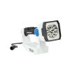 HART Rechargeable LED Area Spotlight, Pivoting Light Head, Magnetic Base, Carry Handle, 600 Lumens - HART