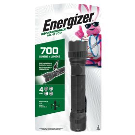 Energizer TAC-R 700 Rechargeable Flashlight with Micro-USB Charging Cable - Energizer