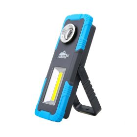 Cascade Mountain Tech 250 L LED Multi-Use Camp Light, Three Positioning Features - Light Blue - Cascade Mountain Tech