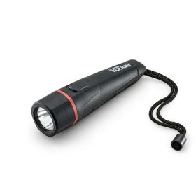 Hyper Tough 150 Lumen Rubber LED Black Flashlight - Batteries Included, 4.3 oz. - Hyper Tough