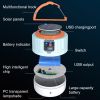 LED Solar Camping Light USB Rechargeable Bulb Outdoor Tent Lamp Portable Lantern Night Emergency Bulb Flashlight BBQ Hiking Tool - China - Basic