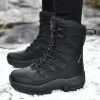 Comfort Beige Outdoor Hiking Boots Couple Men Trekking Shoes Women Big Size Military Tactical Boots For Men hiking sheos snow bo - Beige -S208 - 40