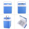 24L Portable Car Cooler 12V Car Refrigerator Travel Cooling Warmer Fridge Box Home Use - US Plug