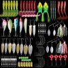 Bionic Bait VIB Thunder Frog Soft Bait; Decoy Lure With Bright Slice; Bait Set - All water access (73pcs)+All water kill (46pcs)