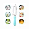 Peeling Knife Bottle Opener Multi-Function Peeler Stainless Steel Potato Eye and Fish Scale Remover Fruit Vegetable Pairing Knife Slicing - Blue