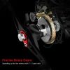 Baitcasting Fishing Reel 17.5lbs Max Drag Baitcasters 17+1 BB 7.1:1 Gear Ratio Baitcast Fish Reel High Speed Long Cast Distance - Left Hand