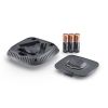 Ozark Trail 100 Lumen LED Tent and Camping Light (3 AA Batteries Included, Gray & Orange) - Ozark Trail