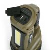 Ozark Trail 2000 Lumen Dual Source LED Rechargeable Spotlight with 5000 mAh Power Bank, Olive - Ozark Trail