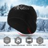 Winter Warm Ear Cover Cap Soft Men Women Ski Snowboard Cycling Skin-friendly Beanies Hiking Polar Fleece Running Windproof Hat - Army Green