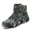 New Men's Military Boots High Top Outdoor Hiking Shoes Men Anti-collision Quality Army Tactical Sport Jogging Trekking Sneakers - Camouflage - 40