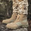 New Men's Military Boots High Top Outdoor Hiking Shoes Men Anti-collision Quality Army Tactical Sport Jogging Trekking Sneakers - green - 41