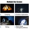 Mini Torch LED Rechargeable Flashlight Portable USB Charging Flashlight High Power Bank Camping Waterproof Long Range Lantern - Flashlight with Box