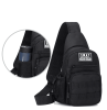 Sling Bag Chest Shoulder Backpack Fanny Pack Crossbody Bags for Men - Black