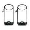 Ozark Trail LED 160 Lumens Thin Aluminum Frame Lanterns, with 6 AAA Batteries, 2 Pack, Black - Ozark Trail