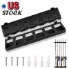 Fishing Rod Rack Vertical Holder Horizontal Wall Mount Boat Pole Stand Storage - Black - Fishing Rod Storage Rack