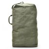 Men's Canvas Backpack Rucksack Hiking Travel Duffle Bag Military Handbag Satchel - Army Green - 25L