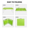 4ft Green Portable Folding Table Indoor&Outdoor Maximum Weight 135KG Foldable Table for Camping - as Pic