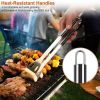 Camping Cooking Utensil Kit Portable Picnic Cookware - Black - BBQ Tool Kit