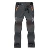 Softshell Pants, Water Repellant Outdoor Apparel - Black - S