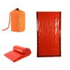 Outdoor Life Emergency Sleeping Bag; Warm Waterproof Mylar First Aid Camping Survival Gear - 1PC