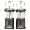 2 Pack Portable Outdoor LED Lantern Camping Lanterns, Water Resistant Emergency Tent Light for Backpacking, Hiking, Fishing - Daily Lifestyle