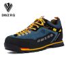 DWZRG Waterproof Hiking Shoes Mountain Climbing Shoes Outdoor Hiking Boots Trekking Sport Sneakers Men Hunting Trekking - see chart - 45