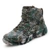 New Men's Military Boots High Top Outdoor Hiking Shoes Men Anti-collision Quality Army Tactical Sport Jogging Trekking Sneakers - Camouflage - 45