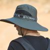 Casual Waterproof Breathable Sunshade Hat; Mountaineering Fishing Hat - Beige